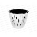 Кашпо &quotВдохновение&quot 2,25л Белый/Черный КШ-5409 *16