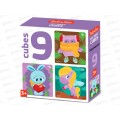 Кубики "Малышам" (без обклейки) 9шт, 05495 Baby Toys Кубики "Малышам" (без обклейки) 9шт, 05495 Baby Toys