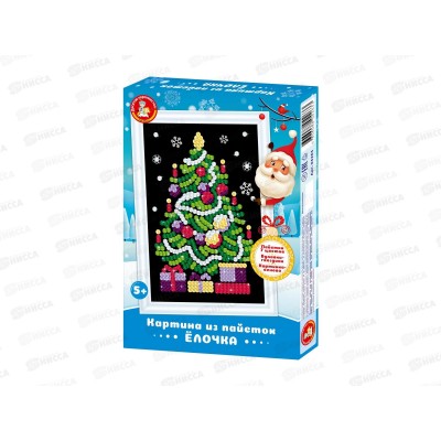 Рисунок с пайетками "Елочка" 04263 Рисунок с пайетками "Елочка" 04263