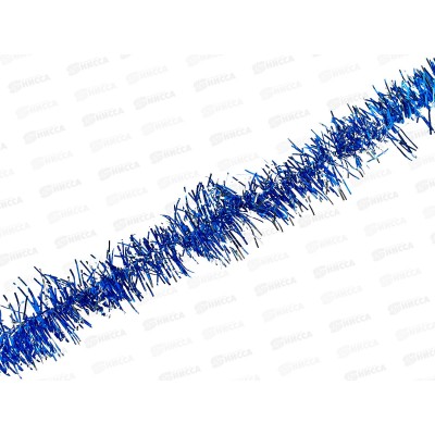 Мишура новогодняя синий+серебро 2м 5см (062880)  Ж