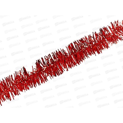 Мишура новогодняя красный 2м 5см (062880)  Ж