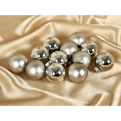 Набор шаров 12шт, 4см стекло, 92666 Набор шаров 12шт, 4см стекло, 92666