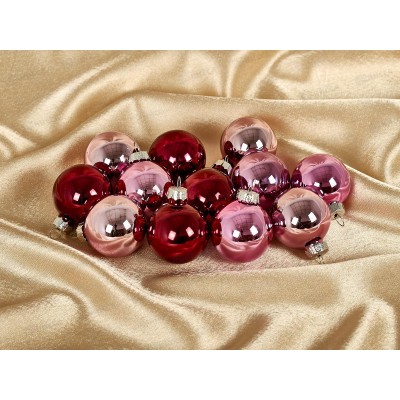 Набор шаров 12шт, 4см стекло, 92669 Набор шаров 12шт, 4см стекло, 92669