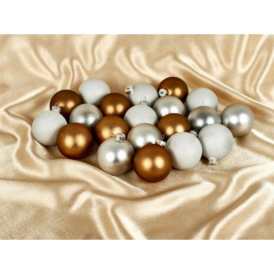 Набор шаров 20шт, 6см стекло, 92675 Набор шаров 20шт, 6см стекло, 92675