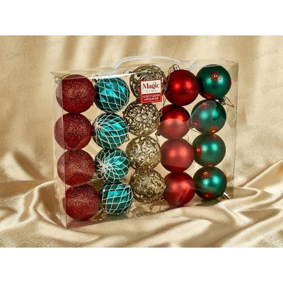 Набор шаров 20шт, 6см, в ассортименте, 92910 Набор шаров 20шт, 6см, в ассортименте, 92910