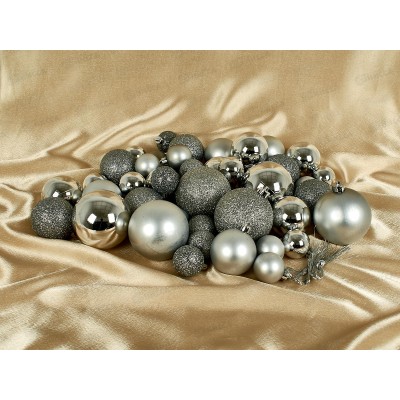 Набор шаров 46шт (8см-6шт, 6см-16шт, 4см-24шт), 91363 Набор шаров 46шт (8см-6шт, 6см-16шт, 4см-24шт), 91363