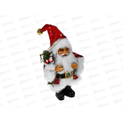 Дед Мороз в красной шубке,подвеска 9х5х13см, 88677