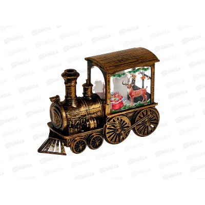 Сувенир &quotВолшебный паровозик&quot 8*5*14см бронза с подсв 700-0687