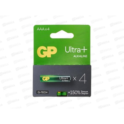 Батарейка ДЖИ-ПИ LR03 Ultra+ G-TECH, 4BL *4/40/320 Батарейка ДЖИ-ПИ LR03 Ultra+ G-TECH, 4BL *4/40/320