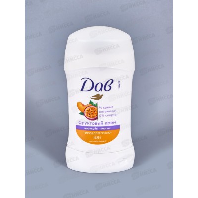 ДАВ дезодорант Маракуйя Персик стик 40мл *6/30