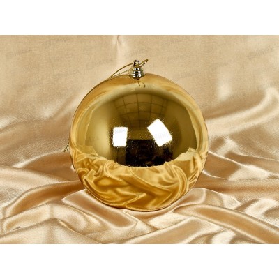 Шар 20см пластик золото 372-621 г