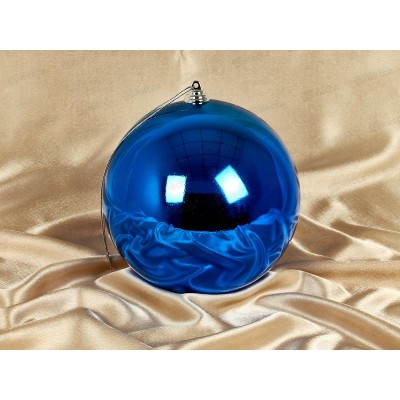 Шар 20см пластик синий 372-622 г