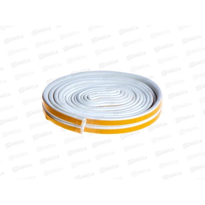 Уплотнитель самоклеящийся PRAKTISCHE 9х6,5мм D-6м (бел) У0202 Уплотнитель самоклеящийся PRAKTISCHE 9х6,5мм D-6м (бел) У0202