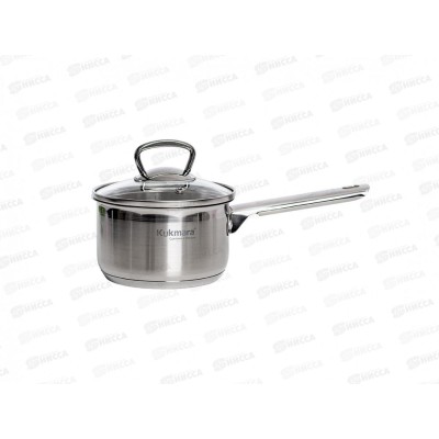 Ковш 1,0л &quotORION&quot д.14см со стеклянной крышкой, ORN-LDL1014G