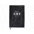 Записная книжка ФЕН А6+, 96л, Escalada, Мысли позитивно, черный 60795 Записная книжка ФЕН А6+, 96л, Escalada, Мысли позитивно, черный 60795