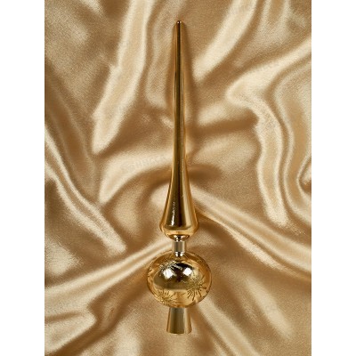 Верхушка елочная &quotВспышки&quot 33см, цвет: золото, HV3501-256-8S01  АТМ