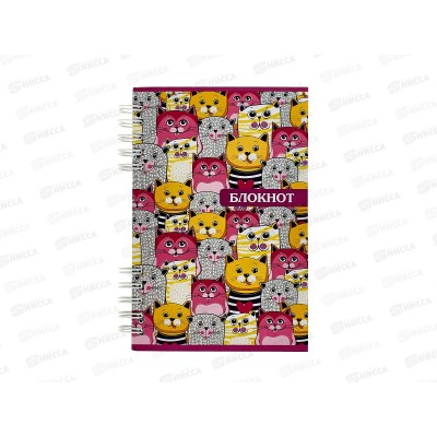 Блокнот120л ПГС NB Котики 2 А6 греб. *6/48 Блокнот120л ПГС NB Котики 2 А6 греб. *6/48