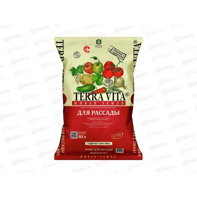 Terra Vita(Forte) Торфогрунт Живая земля для рассады 50л