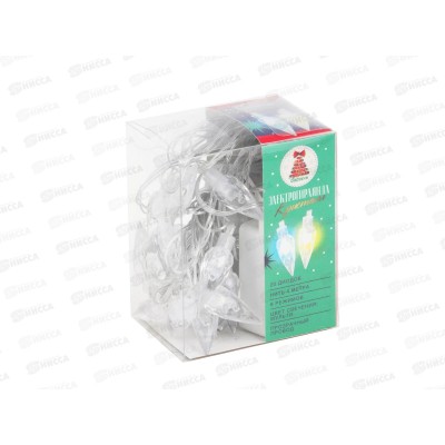 Гирлянда 4м "Кристалл" 20LED 8 реж мульти 381-304 г Гирлянда 4м "Кристалл" 20LED 8 реж мульти 381-304 г