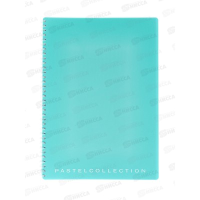 Тетрадь 96листов клетка ПЛН А4 Pastel Collection Mint/Blue пл.обл., греб.,3416*10 Тетрадь 96листов клетка ПЛН А4 Pastel Collection Mint/Blue пл.обл., греб.,3416*10