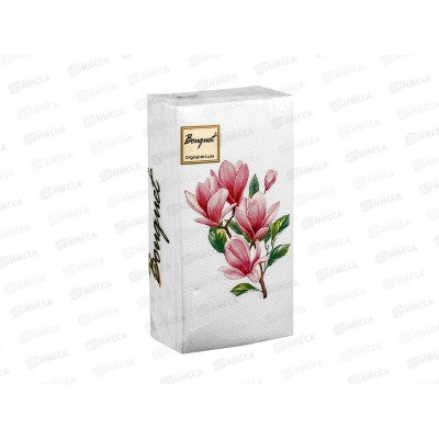 Салфетки 2сл 20л 33*33 Bouquet Original de Luxe Магнолия,25191 *12 Салфетки 2сл 20л 33*33 Bouquet Original de Luxe Магнолия,25191 *12