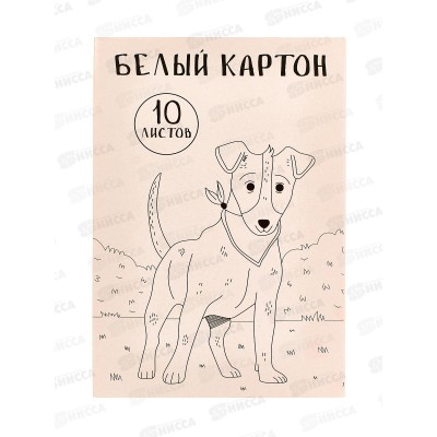Картон Белый А4 СБ 10л Собака 2 БК10-03-01 *30 Картон Белый А4 СБ 10л Собака 2 БК10-03-01 *30