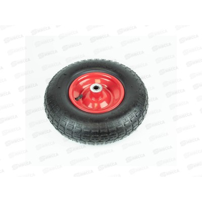 Колесо для тачки садовой PR5206 (13&quotх 3.50-6 20/90мм) диск сварной, черный *6