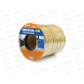 Уплотнитель резиновый UBL150E E-профиль Черный 4*9мм 150м 4WALLS/8