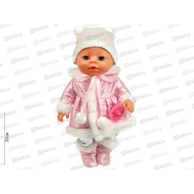 Пупс "Карапуз" Y30ВВ-DP-WINTER-23-RU, 30см пьет и писает, 2000 слов, в коробке Пупс "Карапуз" Y30ВВ-DP-WINTER-23-RU, 30см пьет и писает, 2000 слов, в коробке