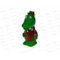 Игрушка для ванной Y-02 Крокодил Гена, в сетке, Капитошка