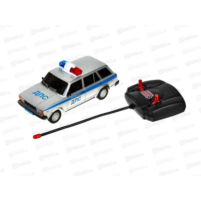 Машина радиоуправляемая  &quotТехнопарк&quot LADA ваз-2104, 18см, ДПС, серебристый, 381730