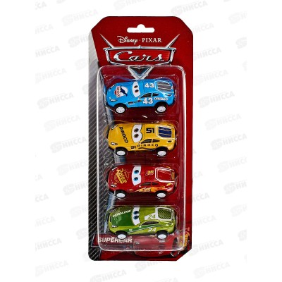 Машина "ТЕХНОПАРК" металлическая тачки набор 7,5см, 4шт, RR-SET-65174-R, 380707 Машина "ТЕХНОПАРК" металлическая тачки набор 7,5см, 4шт, RR-SET-65174-R, 380707