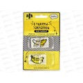 Стикеры-закладки пластиковые ФЕН 50шт, Банан,65197*12 Стикеры-закладки пластиковые ФЕН 50шт, Банан,65197*12