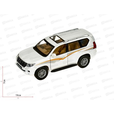 Машина &quotТЕХНОПАРК&quot металлическая TOYOTA LAND CRUISER 20см, 68270AW, 380118