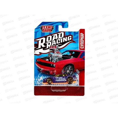 Машина "ТЕХНОПАРК" металлическая ROAD RACING суперкар 7,5см, RR-7-0039-R,378859 Машина "ТЕХНОПАРК" металлическая ROAD RACING суперкар 7,5см, RR-7-0039-R,378859