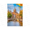 Алмазная мозаика (класс.) 30х40см Осенний Амстердам, НД-0344 с подр. Алмазная мозаика (класс.) 30х40см Осенний Амстердам, НД-0344 с подр.
