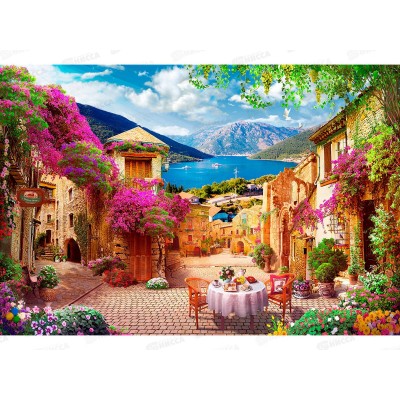 Алмазная мозаика (класс.) 30х40см Цветочная улица, НД-0354 с подр. Алмазная мозаика (класс.) 30х40см Цветочная улица, НД-0354 с подр.