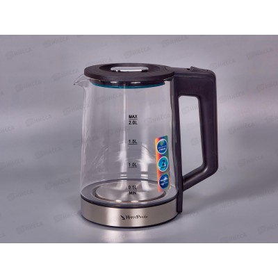 Чайник электрический HP-2700BK 2,0л стекло точеч подсв