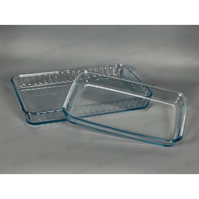 Набор посуды для СВЧ 2 пр форма прям 400*270мм рефлен+340*220мм 159075 (для запекания)