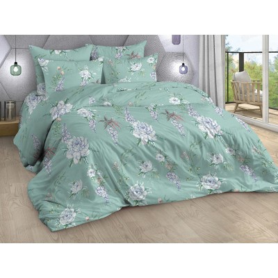 Комплект постельного белья 2 спальный 215*175 бязь набивная, плотность 125 Нюд