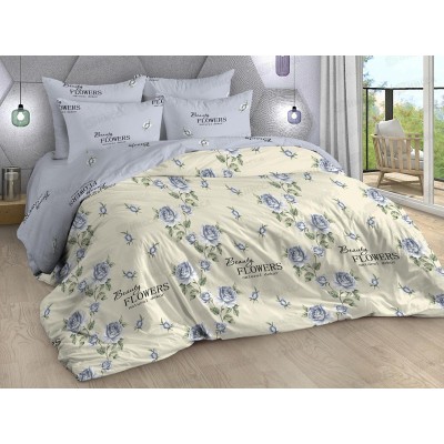 Комплект постельного белья Евро-1 Поплин Пастила Комплект постельного белья Евро-1 Поплин Пастила