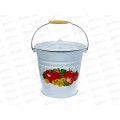 Ведро 12л с крышкой Помидоры, палевое С1224*105 Ведро 12л с крышкой Помидоры, палевое С1224*105