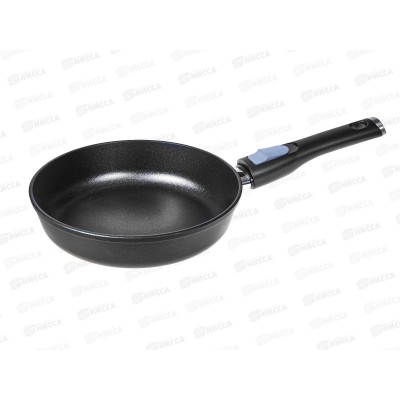 Сковорода 22см ПР литая (полимер-керамика) со съемной ручкой 9022 Сковорода 22см ПР литая (полимер-керамика) со съемной ручкой 9022