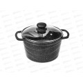 Кастрюля Neva Granite 3л со стеклянной крышкой NG6630