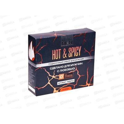 Krassa MEN Hot&Spicy подарочный набор шампунь-кондиционер 2в1 и гель для душа *8
