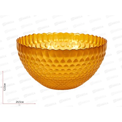 Салатник 83-061-25 "Роса" зол металлик 4840158731 Салатник 83-061-25 "Роса" зол металлик 4840158731