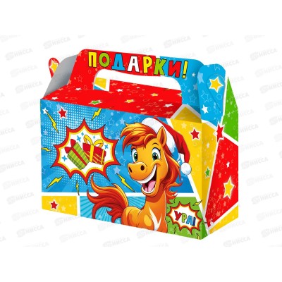 Коробка картонная 0,5кг Улыбка 175*70*105/140 *300