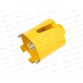 Коронка алмазная 68мм по бетону, длина 90мм, М16, сегмент, SDS PLUS KRANZ, KR-90-0163 Коронка алмазная 68мм по бетону, длина 90мм, М16, сегмент, SDS PLUS KRANZ, KR-90-0163