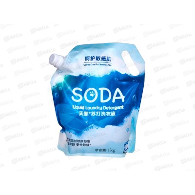 Whitecat Гель для стирки Soda для белого 1л дой-пак  *10