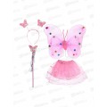 Набор карнавальный"Волшебная сказка" розовый 107-6208 Набор карнавальный"Волшебная сказка" розовый 107-6208